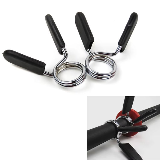 Anti-Clip Barbell Spring Clamp 24/25/28/30Mm Dumbbell Clips Collar Attachment