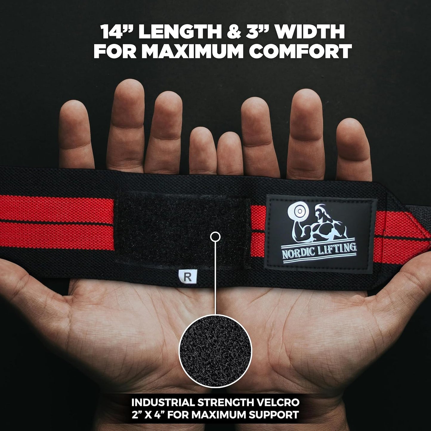Wrist Wraps + Lifting Straps Bundle (2 Pairs) for Weightlifting, Cross Training, Workout, Gym, Powerlifting, Bodybuilding 
