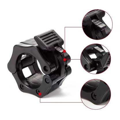 1Pcs Spinlock Collars Barbell Collar Lock Dumbell Clips Clamp Weight Lifting Bar Gym Dumbbell Fitness Body Building 25/28/30Mm
