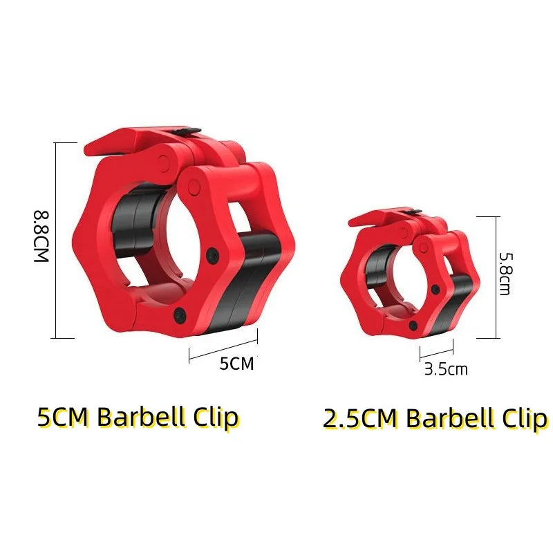 25/28/30/50Mm Spinlock Collars Barbell Collar Lock Clips Weight Lifting Bar Gym Dumbell Clamp Spring Clips Weight Lifting Lock