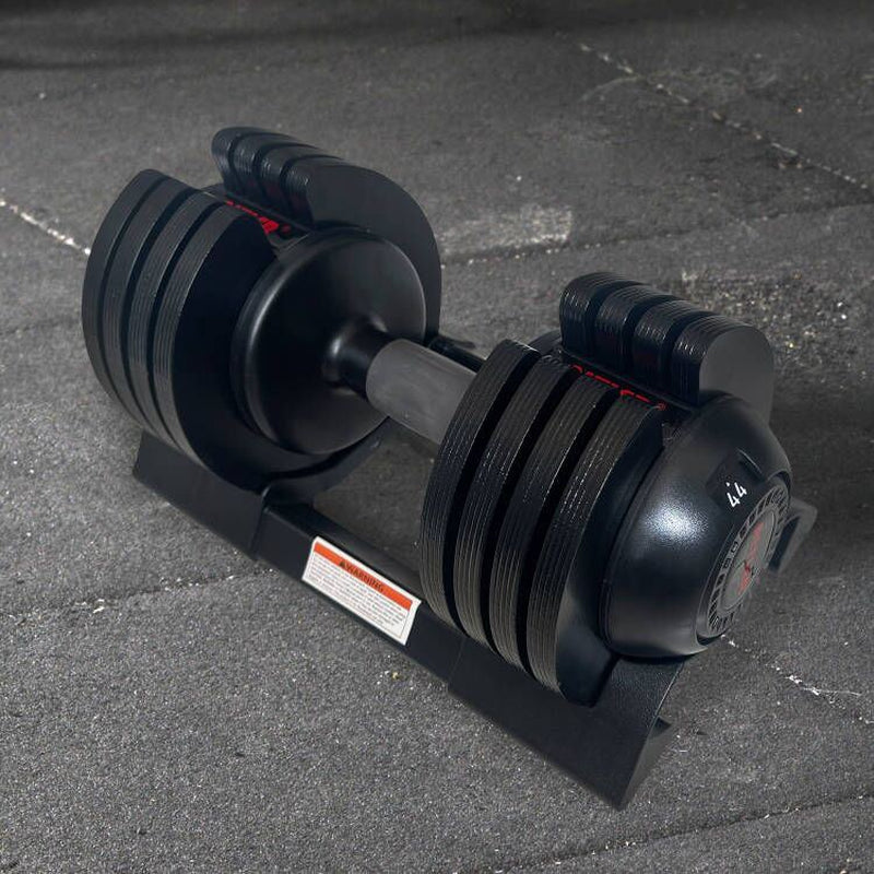 Adjustable Steel Dumbbell, Black - Strength & Stamina Trainer