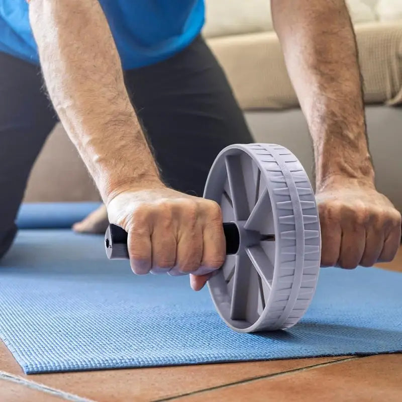 Abdominal Wheel Exercise Wheel 1 Wheel AB Roller with No Noise AB Workout Equipment for Men and Women Core Strength Training