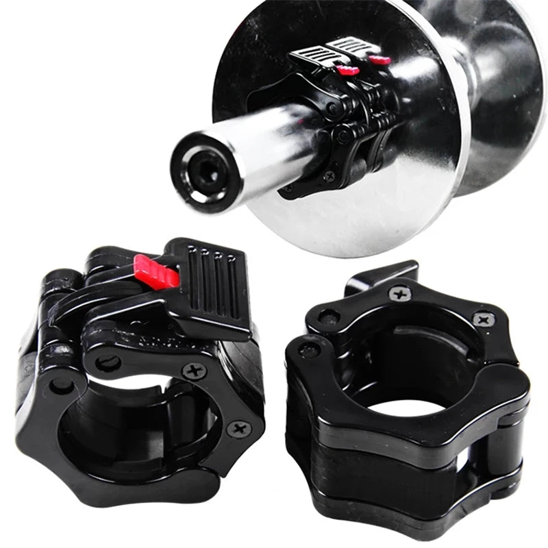 1Pcs Spinlock Collars Barbell Collar Lock Dumbell Clips Clamp Weight Lifting Bar Gym Dumbbell Fitness Body Building 25/28/30Mm